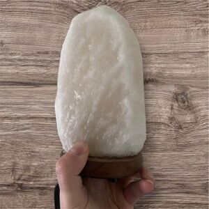 White Himalayan Salt Lamp